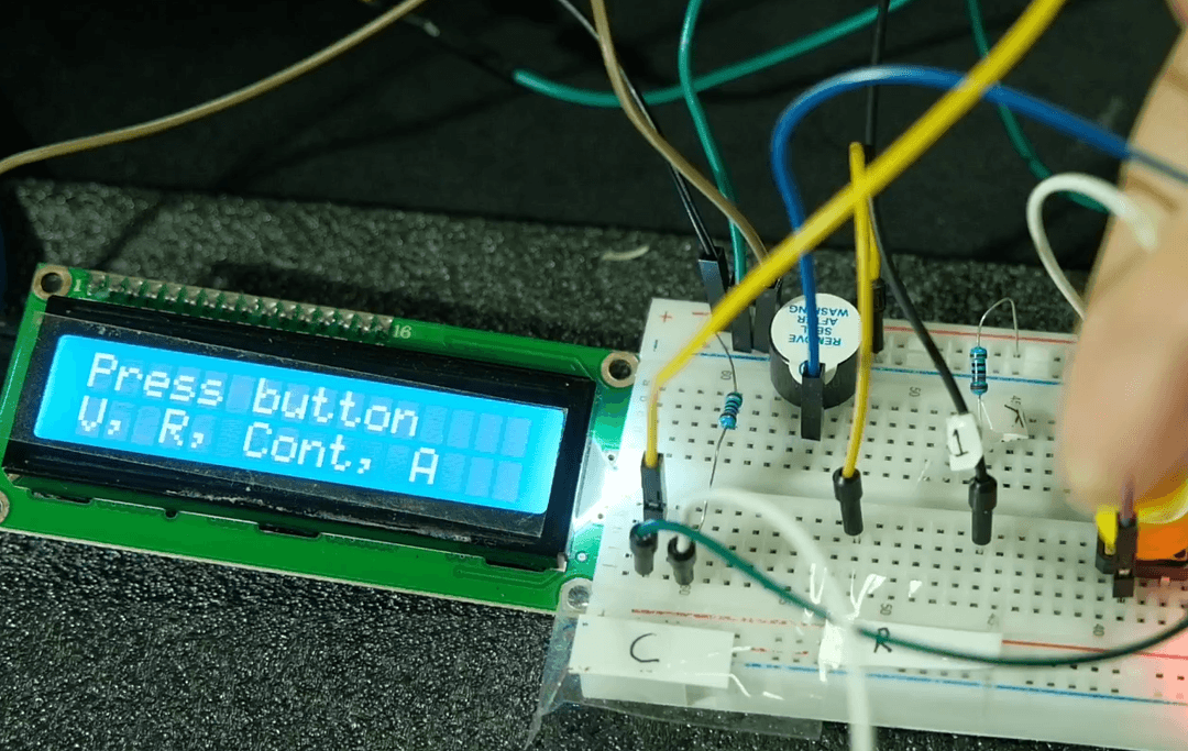 Arduino Multimeter Screenshot